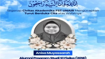 Anisa Alumnus Unair Meninggal saat Mengikuti Latsarmil Kopdes Merah Putih