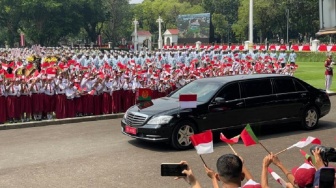 Sambutan Istimewa untuk Presiden Belarus, Dari Pasukan Berkuda hingga Bermalam di Istana Negara