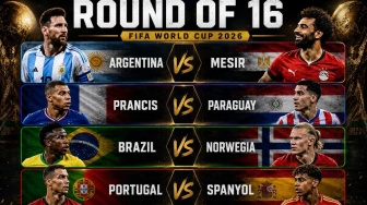 Babak 16 Besar Piala Dunia Dimulai, Messi dan Ronaldo Jadi Sorotan