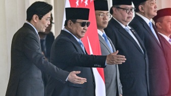 Prabowo Sambut PM Lawrence Wong, RI - Singapura Perkuat Kerja Sama