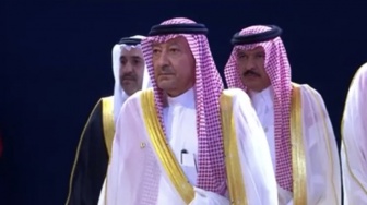 Iran Lantunkan Surah Al Imran Ayat 13 saat Delegasi Arab Saudi Melayat Ali Khamenei
