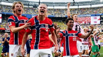 Statistik Gila Erling Haaland Usai Bawa Norwegia Permalukan Brasil