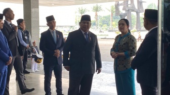 Prabowo-Gibran Bersiap Sambut Narendra Modi di Gedung Parlemen