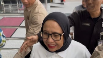 Mendadak Datangi Gedung Merah Putih KPK, Kepala BGN Nanik Sudaryati Beri Penjelasan Singkat