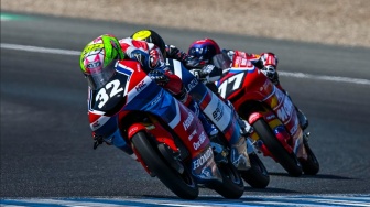 Tragedi Aspal 60 Derajat di Sirkuit Jerez: Aksi Berani Ramadhipa Bikin Jantungan di Moto3 Spanyol