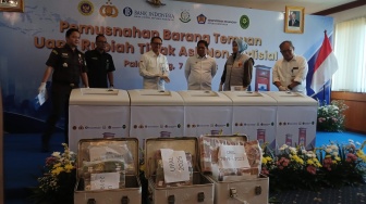 16 Ribu Lembar Uang Rp100 Ribu Palsu Dimusnahkan di Sumsel, Pecahan Ini Paling Banyak Beredar