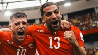 Penantian 72 Tahun Berakhir, Granit Xhaka Sebut Skuad Swiss Sekarang Sangat Luar Biasa