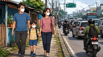 Rumah Dekat Jalan Raya Tingkatkan Risiko Gangguan Pernapasan pada Anak