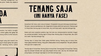 Lagu "Tenang Saja (Ini Hanya Fase)" Idgitaf: Obat untuk Kamu yang Sering Kecewa dengan Ekspektasi