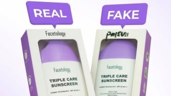 Awas Tertipu, Begini Cara Membedakan Sunscreen Facetology Asli dan Palsu