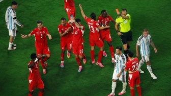 Swiss Main 10 Orang! Messi Mandul, Argentina Dipaksa Main hingga Perpanjangan Waktu