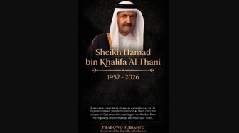 Prabowo Sampaikan Belasungkawa Wafatnya Mantan Emir Qatar Sheikh Hamad bin Khalifa Al Tahni