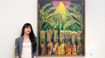 Mandy CJ Gelar Pameran Tunggal The Way Back, Jadikan Seni sebagai Jembatan Toleransi