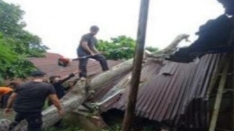 5 Rumah Rusak Akibat Cuaca Ekstrem di Binjai