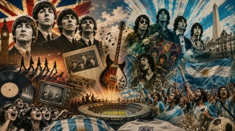 The Beatles Warnai Rivalitas Argentina vs Inggris: Dominasi Tangga Lagu hingga Skandal Band Palsu