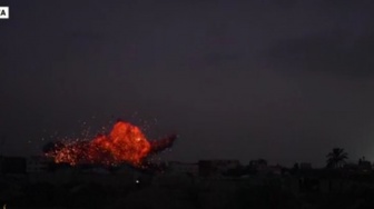 Jet Tempur Israel Jatuhkan Bom ke Gaza, 2 Warga Palestina Luka Parah