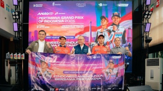 Mario Aji dan Veda Ega Ajak Masyarakat Ramaikan Gelaran MotoGP Mandalika 2026