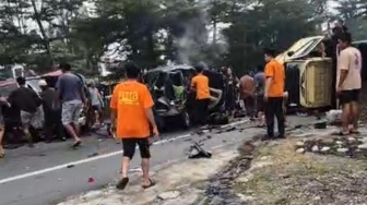 Kecelakaan Beruntun di Sibolangit, 4 Orang Tewas