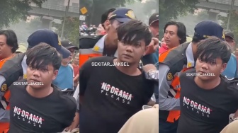 Gagal Kabur! Jambret Bersenjata Celurit di Setiabudi Terjatuh Usai Terjebak Macet