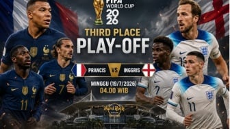 Prancis vs Inggris: Demi Sepatu Emas Mbappe, Les Bleus Bakal Tampil Ganas?