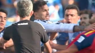 Kronologis Perkelahian Pemain Argentina Usai Kalah dari Spanyol: Paredes Cekik Eric Garcia