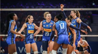Singkirkan Belanda Tanpa Ampun, Italia Tantang Brasil di Semifinal VNL Putri 2026