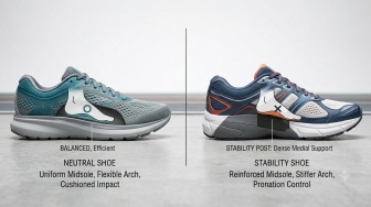 Perbedaan Sepatu Lari Stability dan Neutral, Ketahui agar Tidak Salah Pilih Berujung Cedera