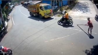 Video Pengejaran Maling LPG 3 Kg di Bantul Viral, Pelaku Lolos Meski Sempat Terjatuh