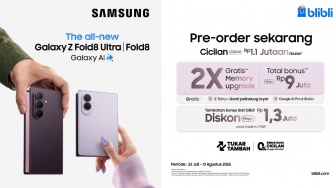Pre Order Samsung Galaxy Z Fold 8 di Blibli Tanggal 22 Juli hingga 13 Agustus, Cek Promo & Harganya!