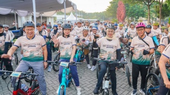Gubernur Jatim & Deputi Bank Indonesia Lepas Gowes Nusantara 2026 HUT ke-73 BI, Apresiasi Sinergitas