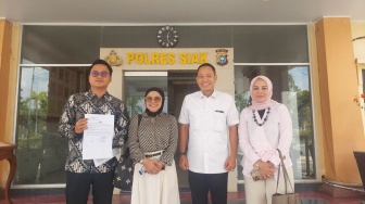 Merasa Difitnah, Ketua DPRD Siak Laporkan Dugaan Pencemaran Nama Baik