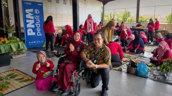 PNM Dorong Kemandirian Penyandang Disabilitas Lewat Pelatihan Ecoprint
