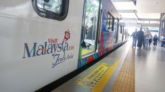 Commuter Line Disulap Jadi Etalase Promosi Visit Malaysia 2026 di Indonesia
