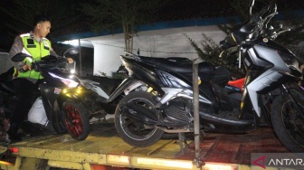 Kiamat Knalpot Brong! Polres Cianjur Sita 4.026 Knalpot Bising dalam Sebulan