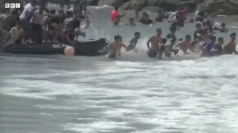 18 Orang Tewas Tenggelam Berenang dari Maroko ke Ceuta Spanyol, Terobos Perbatasan dengan Ilegal