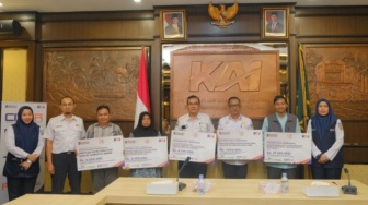 KAI Divre III Palembang Salurkan TJSL Rp890 Juta, Perkuat Pembangunan Sosial di Sumsel