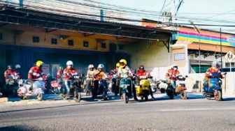 22 Vespa Kesayangan Ludes Terbakar di KM Mutiara Sentosa II