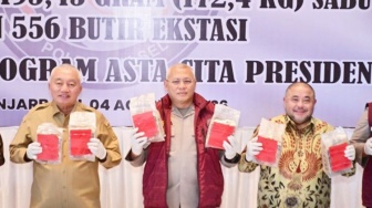 Polda Kalsel Gagalkan Penyelundupan 32 Kg Sabu Jaringan Fredy Pratama