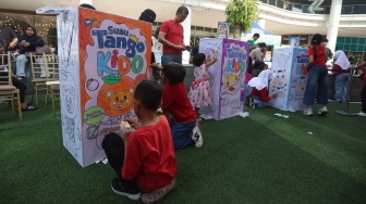 Lewat Kreasi Anak untuk Negeri, Susu Tango Kido Kenalkan Produk Full Cream Baru