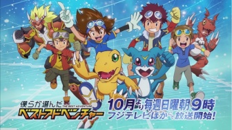 Anime Digimon Baru Resmi Diumumkan Jelang Anniversary ke-30, Tayang 2027