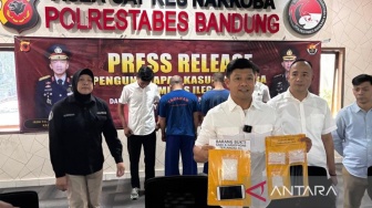 Polrestabes Bandung Sita 176.970 Butir Obat Keras Ilegal, 68 Tersangka Ditangkap