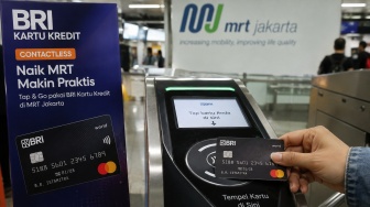 Makin Mudah Naik MRT Jakarta, Kini Cukup Tap BRI Kartu Kredit Contactless