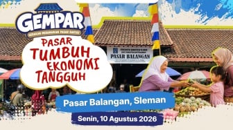 GEMPAR Hadir di Pasar Balangan, Pasar Tumbuh Ekonomi Sleman Tangguh