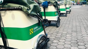 Belum Genap Tiga Tahun, Puluhan Becak Listrik Danais Rusak, Dishub Sebut Baru Proyek Percontohan