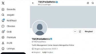 Layanan Info Lalin Terganggu, Akun X TMC Polda Metro Jaya Diretas Pihak Tak Dikenal