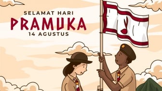 Ini Tema Hari Pramuka 2026 ke-65, Cek Link Download Logo di Sini