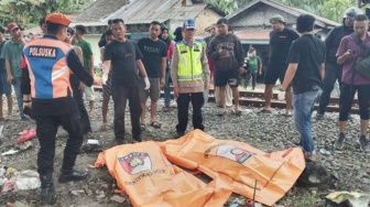 2 Orang Tewas Tertabrak Kereta Api di Sergai