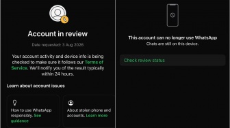 WhatsApp Tiba-tiba Eror dan Muncul Tulisan 'Account in Review', Begini Cara Memulihkannya!