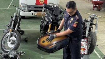 Tim Gabungan Gagalkan Penyelundupan Moge dan Sparepart