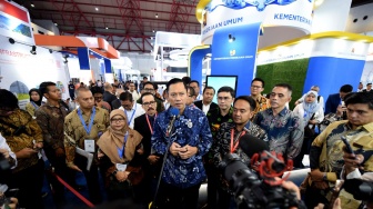 AHY Soroti Ketahanan Air dalam Pameran Solusi Air, Energi, dan Lingkungan